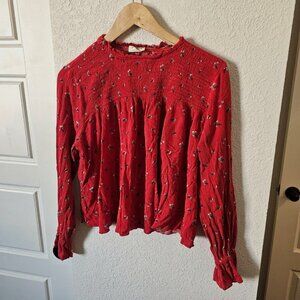 Free Kisses Floral Blouse